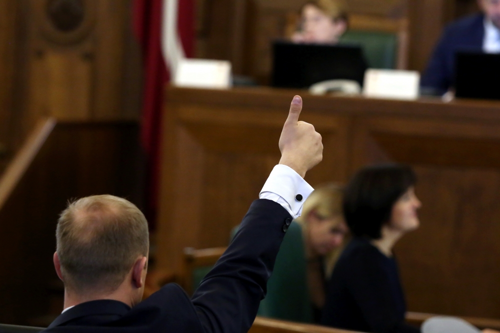 Kas ir redzams Saeimas balsošanas datos